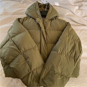 Velvet by Graham & Spencer Olive Puffer Jacket